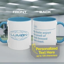 Personalized Lumon Severance Accent Coffee Mug, TV Show Mug
