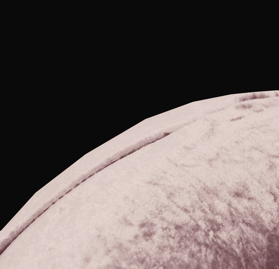 Funda de Cojín mv101n Rosa Oscuro Claro Brillo Diamante Terciopelo Triturado Forma Redonda Foto 2 de 4