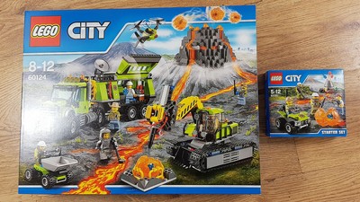 lego city volcano starter set