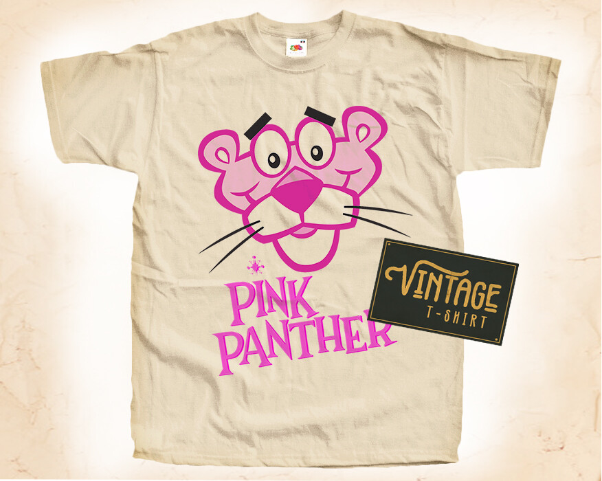 ▪️70‘s【PINK PANTHER】 VINTAGE TEE Pink Panther Vintage 70s Puma Pink T-Shirt - Fits Men's Small 19 x