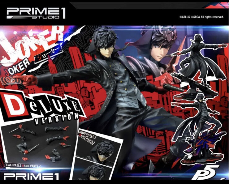 PRIME 1 STUDIO Persona 5 Protagonist Joker Deluxe Edition ¼ Scale