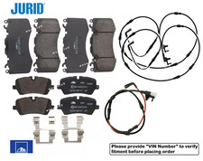 Front & Rear Brake Pad Set +Sensor OES for Land Rover Range Rover Supercharged