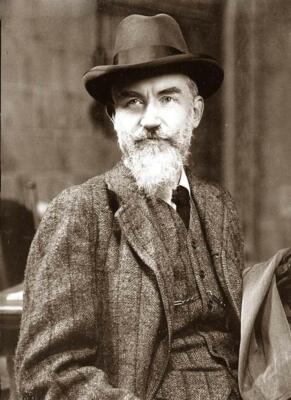 GEORGE BERNARD SHAW *2X3 FRIDGE MAGNET* IRISH PLAYWRIGHT CRITIC AUTHOR POLEMICS
