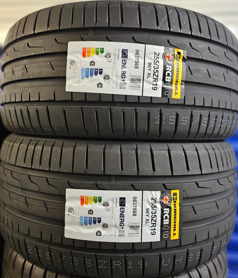 4X NEW ROADX/CHURCHILL 225/40 ZR19 255/35 ZR19 TYRES 225 40 19 255