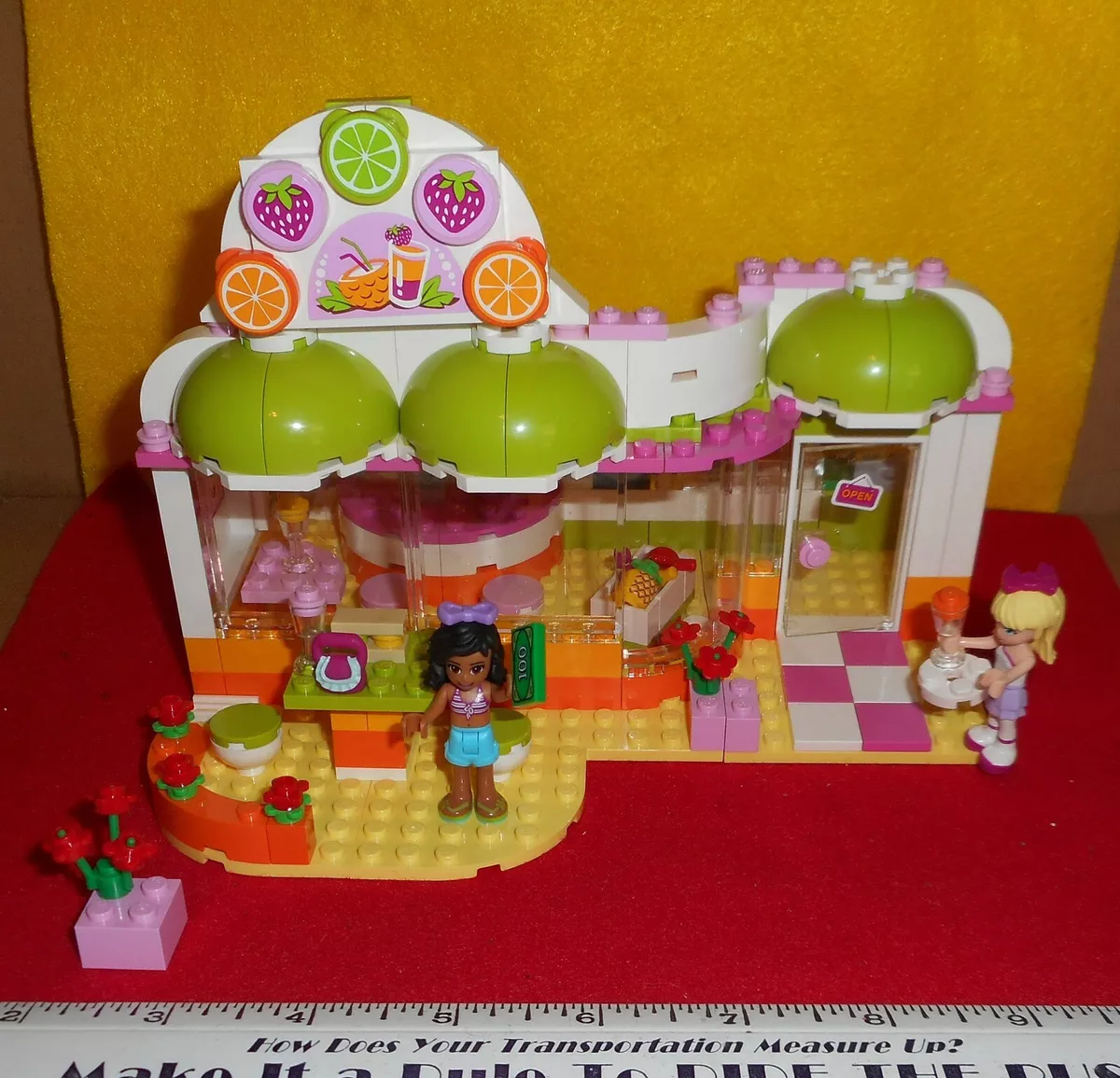 LOOK 41035 FRIENDS HEARTLAKE JUICE BAR LEGO USED