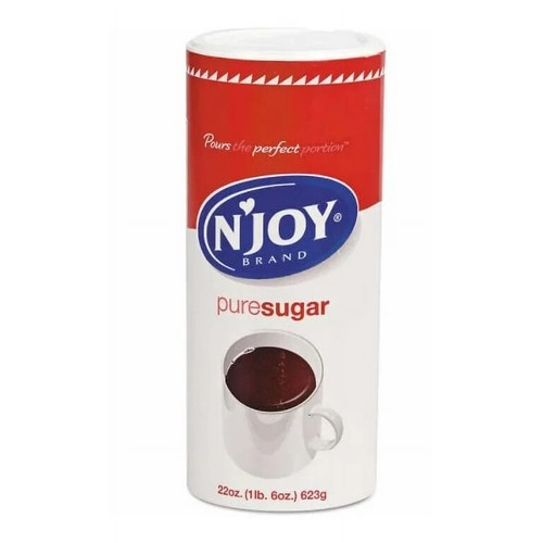 N'Joy Pure Sugar Canisters, 22 oz., 8 ct. - Picture 2 of 2