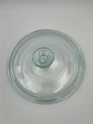 Pyrex Glass Replacement Lid G1C Clear Round Fluted Lid With Knob 8 3/4” G-1-C