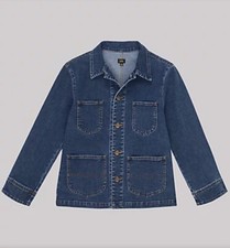 New Lee Denim “chore”jacket Women’s Size Xl Pacific Blue