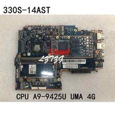 Lenovo ideapad 330S-14AST Laptop Motherboard CPU A9-9425U UMA 4GB FRU 5B20R20786