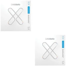 D'Addario Acoustic Guitar Strings 2 Sets Phos Bronze 12-53 XS Lasting Coating