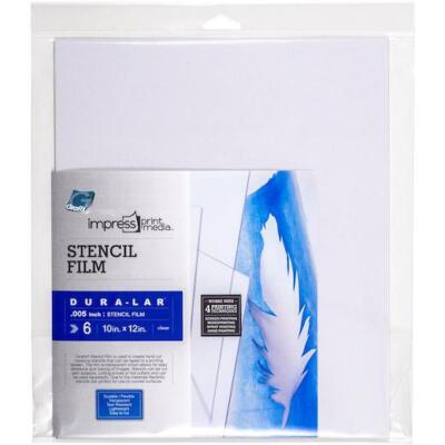 Grafix 10''x12'' Schablonenfolie 6 Stück