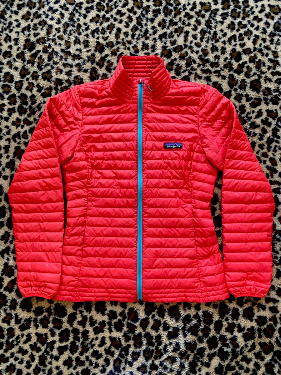Patagonia down top sweater tomato