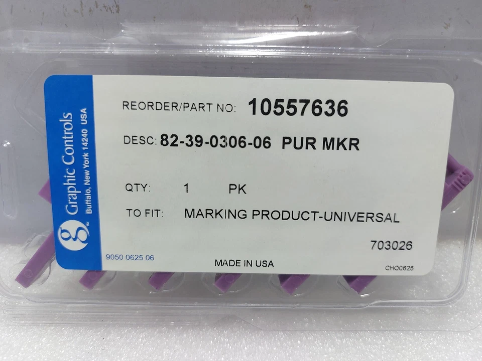 Graphic Controls 10557636 Purple Marking Pens 82-39-0306-06 PUR MKR (Packung 6) - Image 2 of 4