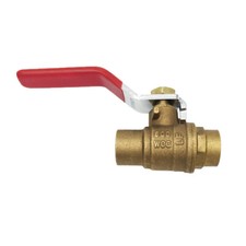 1-1/4 in. Brass SWT x SWT Full Port Ball Valve