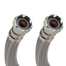 Fluidmaster 3/4" x 18" Stainless Steel Flexible Water Heater Connector
