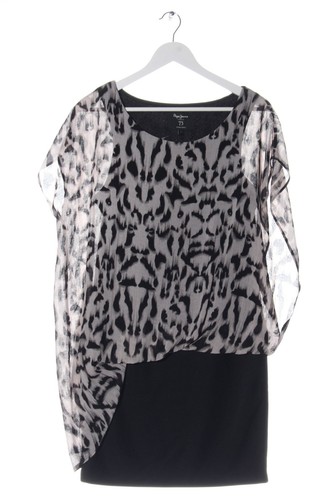 PEPE JEANS LONDON Vestido de cóctel Mujeres Talla EU 40 negro-gris claro-gris