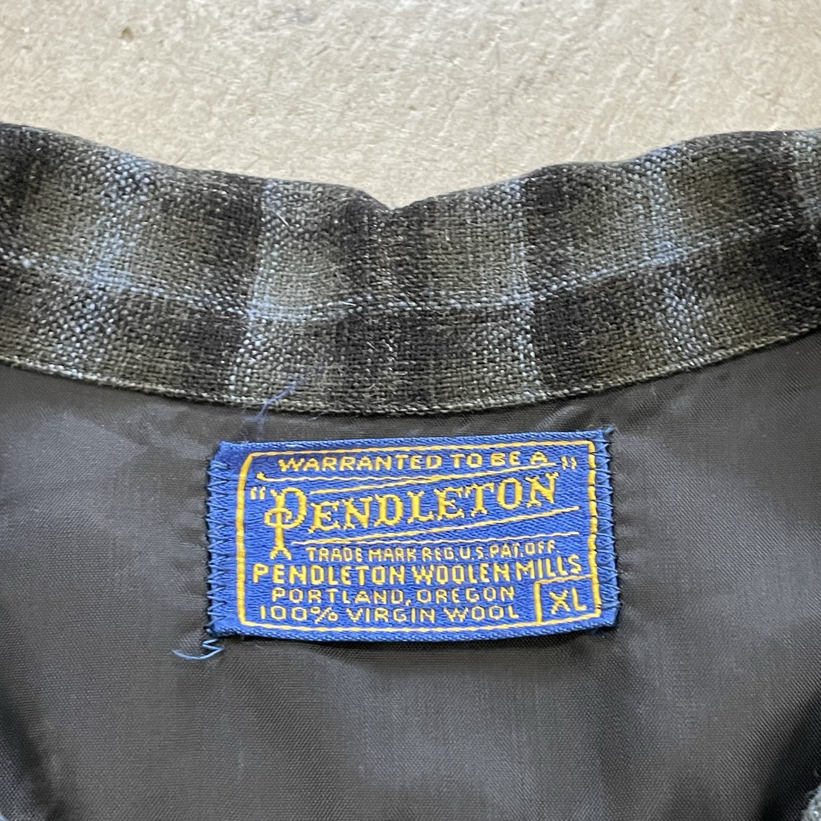 Vintage 60s Pendleton Loop Collar Rockabilly Shad… - image 5