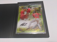 Jordan Lawlar auto autograph 8x10 /99 2024 Fanatics Emanate green Diamondbacks