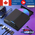7 Port External DVD Drive CD USB 3.0 Type C Writer Burner Player Laptop PC NEW