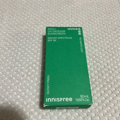Innisfree Daily UV Defense Mineral Sunscreen SPF 45, 1.69 oz 10/2025 Face NIB