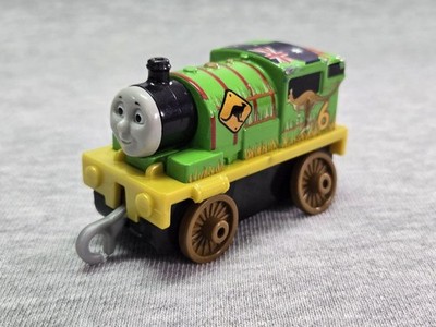 Thomas & Friends Percy Australia Kangaroo Minis Train 2018 Mattel Green Toy