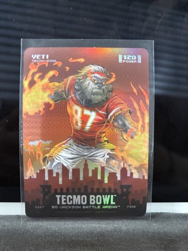 2026 Bo Jackson Battle Arena Tecmo Yeti Travis Kelce Fire BattleFoil Skyline