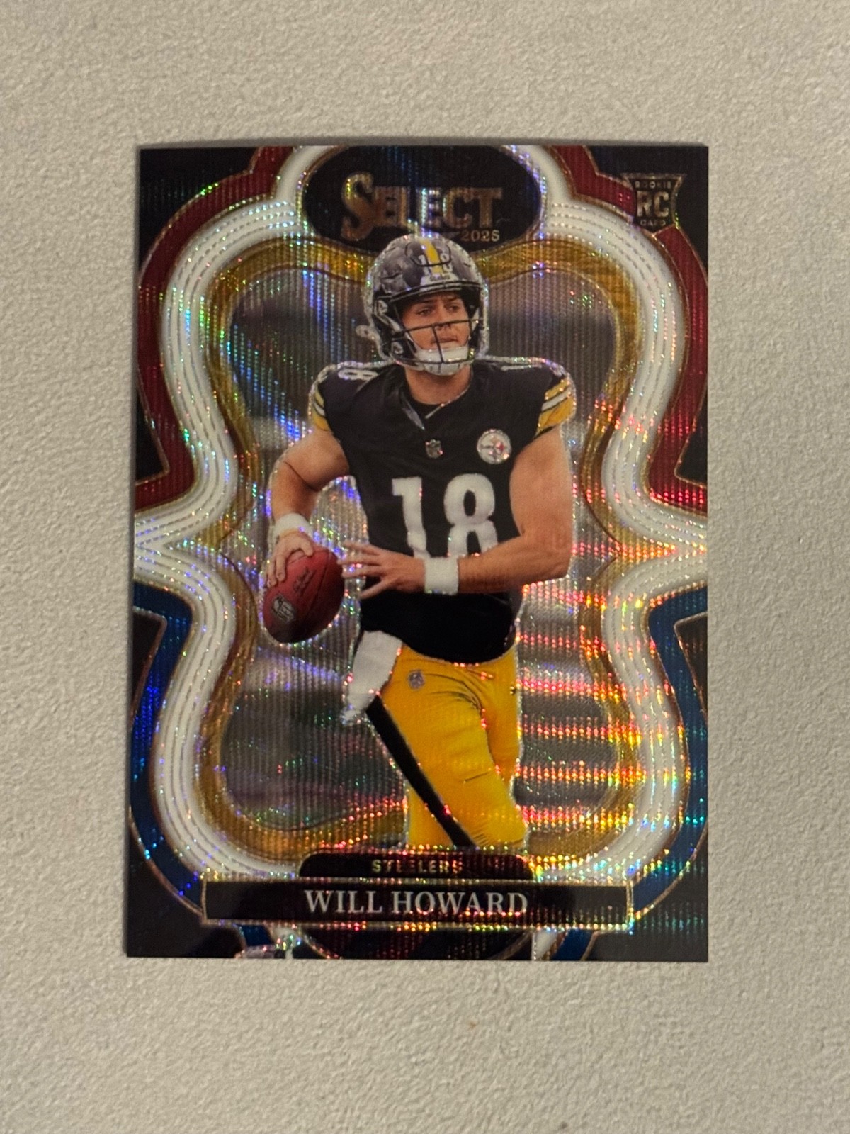 2025 Panini Select Football Will Howard Rookie Suite Level Tri-Color /199 #352