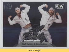2023 Upper Deck AEW All Elite Wrestling Silver Foil Matt Jackson Nick READ 1ai1