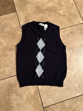 Sweater Argyle Vest