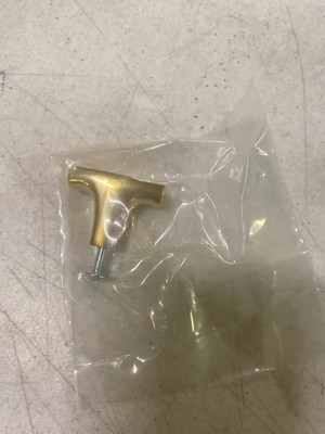 Baldwin 4970031BIN Estate Collection Bar Knob, 1.5'' Non-Lacquered Brass