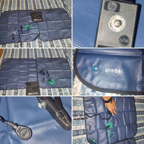 Vintage HP Hewlett Packard Repair Technician Anti Static Mats, w/ HP Wristband - Picture 1 of 21