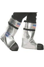 Brand New NASA Inspired Astronaut Child Boot Tops Silver 