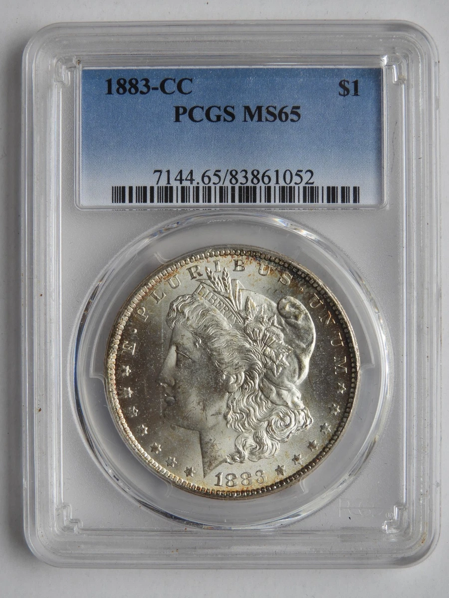 Carson City Grade MS 65 1883 Year Morgan US Dollars (1878-1921