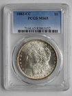 1883-CC MORGAN SILVER DOLLAR PCGS MS-65