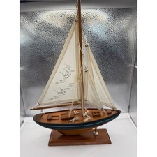 木制帆船模型古董模型船| eBay