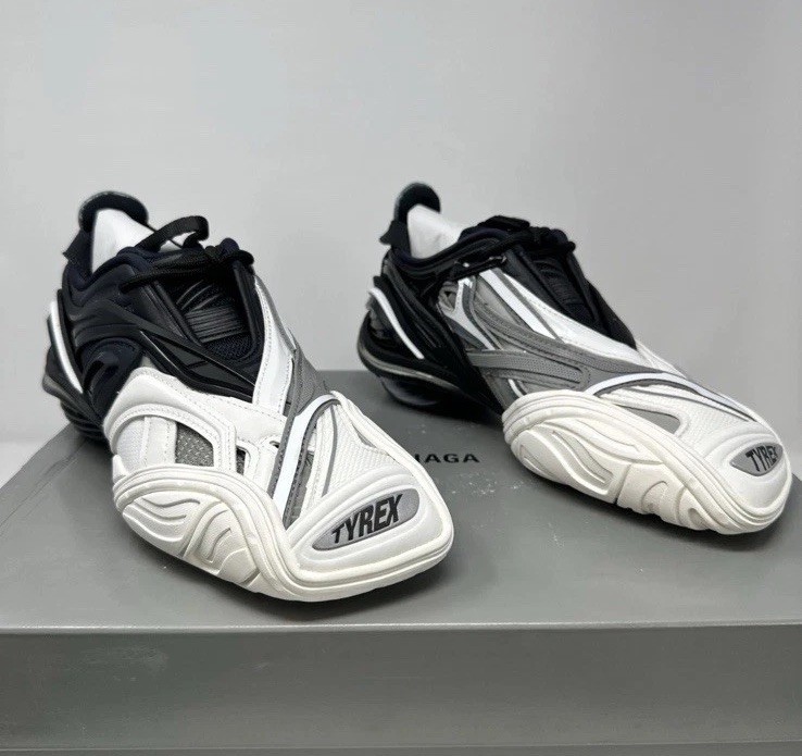 Size 6 - Balenciaga Tyrex Low Black Silver W for sale online