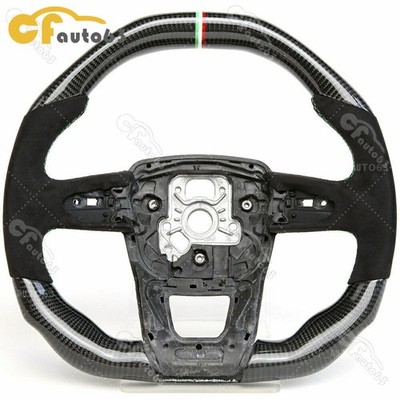 Real Carbon Fiber Steering Wheel Alcantara Fit for 2018-2026 Lamborghini Urus