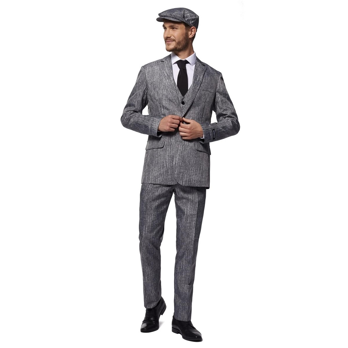 20's Gangster Men's Grey Suitmeister