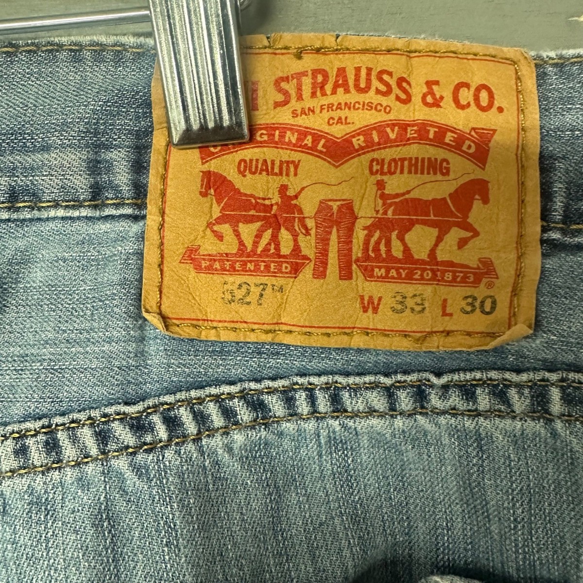 パンツ Levi's 527 Bootcut Jeans W33 L30 Levi Strauss Co 527 Bootcut Jeans Mens W33 L30 Blue Denim Light