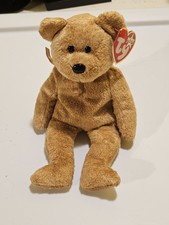 Ty Beanie Babies Cashew Bear Retired Plush Toy 2000 with Tag
