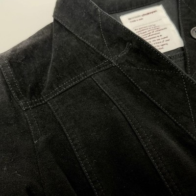 Hussein Chalayan メンズライン テーラード アーカイブ 名作 Rare HUSSEIN CHALAYAN Archive Curved Panel Jacket 3D Cutting Black
