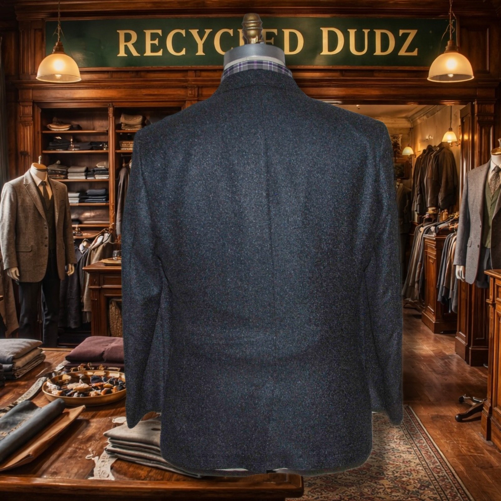 HUGO BOSS Men's US 44R Gray Viscose Blend Casual Lightweight Blazer Jacket thumbnail 3