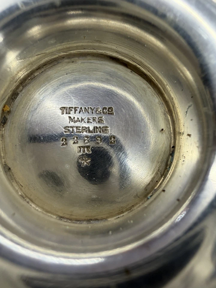 Соляной погреб 19 века Tiffany & Sterling Master с отделкой Goldwash - Изображение 4 из 4