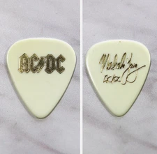 AC/DC - Malcolm Young 1991 Razor's Edge Tour Guitar Pick ~ Version 2