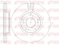 Remsa 2X Bremsscheibe Vorne Ø279.6 Mm FüR Honda Civic IX FB FG 1.4I-Vtec