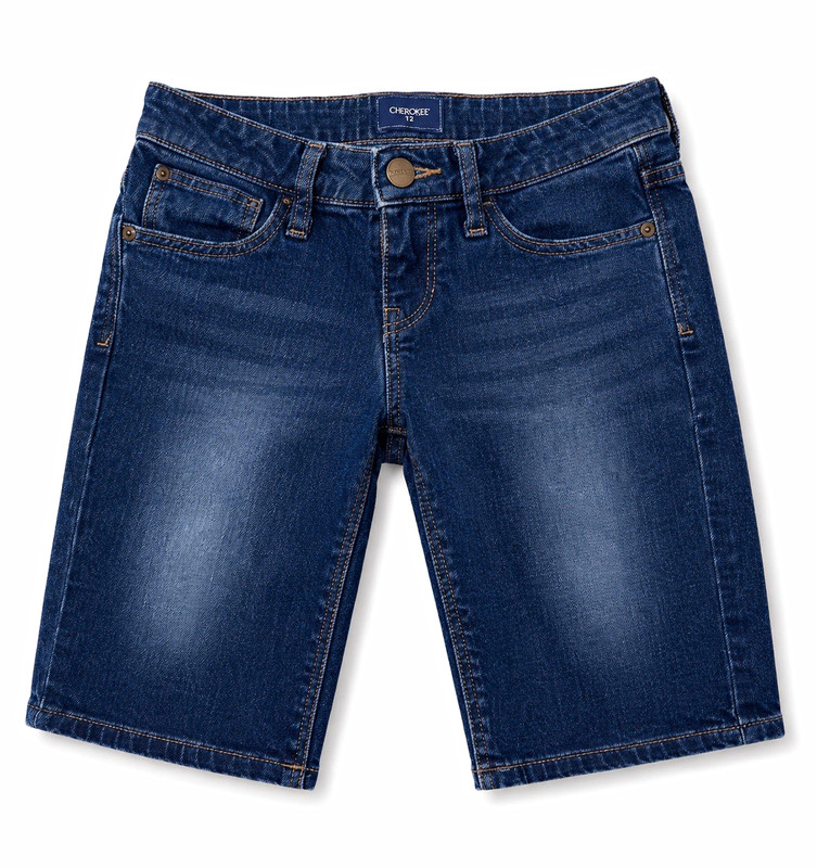 Gap kids, girls denim Bermuda shorts size 6 medium wash