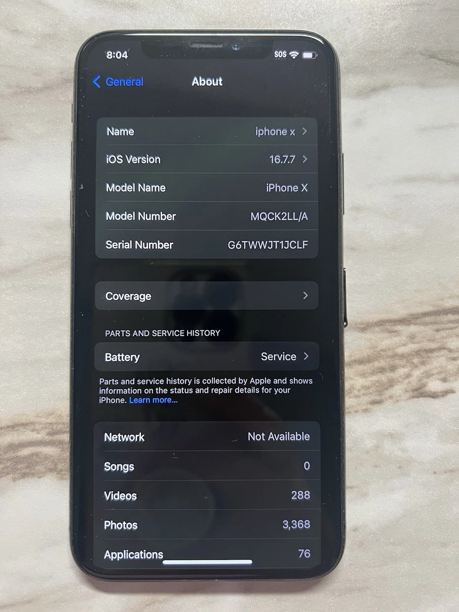 iPhone X 64GB Hexa Core for sale | eBay