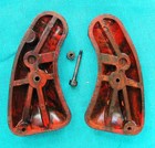Rare Minty Original Colt Factory Coltwood Grips D Frame Long c/w Grip Screw — photo 3