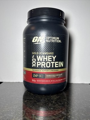 Optimum Nutrition Gold Standard 100% Whey Protein Double Rich Chocolate, 2 Lb