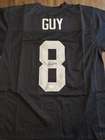 Ray Guy Signed Oakland Raiders Custom Jersey JSA COA HOF Punter NFL Great
